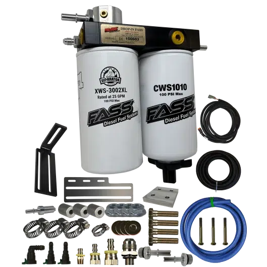 2007.5-2009 Cummins Drop-In Series Diesel Fuel System (DIFSRAM3001)-Filtration System-Fass Fuel Systems-Dirty Diesel Customs