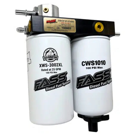 2007.5-2009 Cummins Drop-In Series Diesel Fuel System (DIFSRAM3001)-Filtration System-Fass Fuel Systems-Dirty Diesel Customs