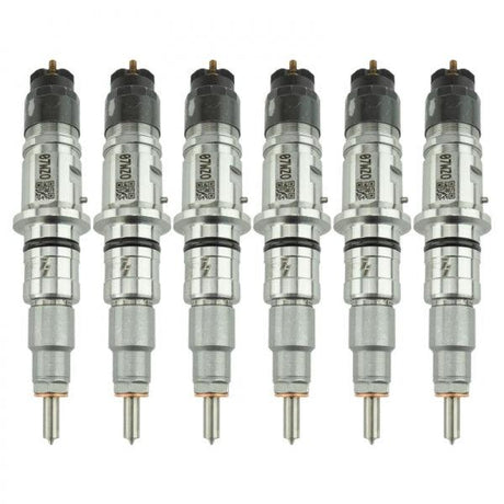 2007.5-2010 Cummins C&C Reman Stock Injector Pack w/ Tubes (21A301)-Stock Injectors-Industrial Injection-Dirty Diesel Customs