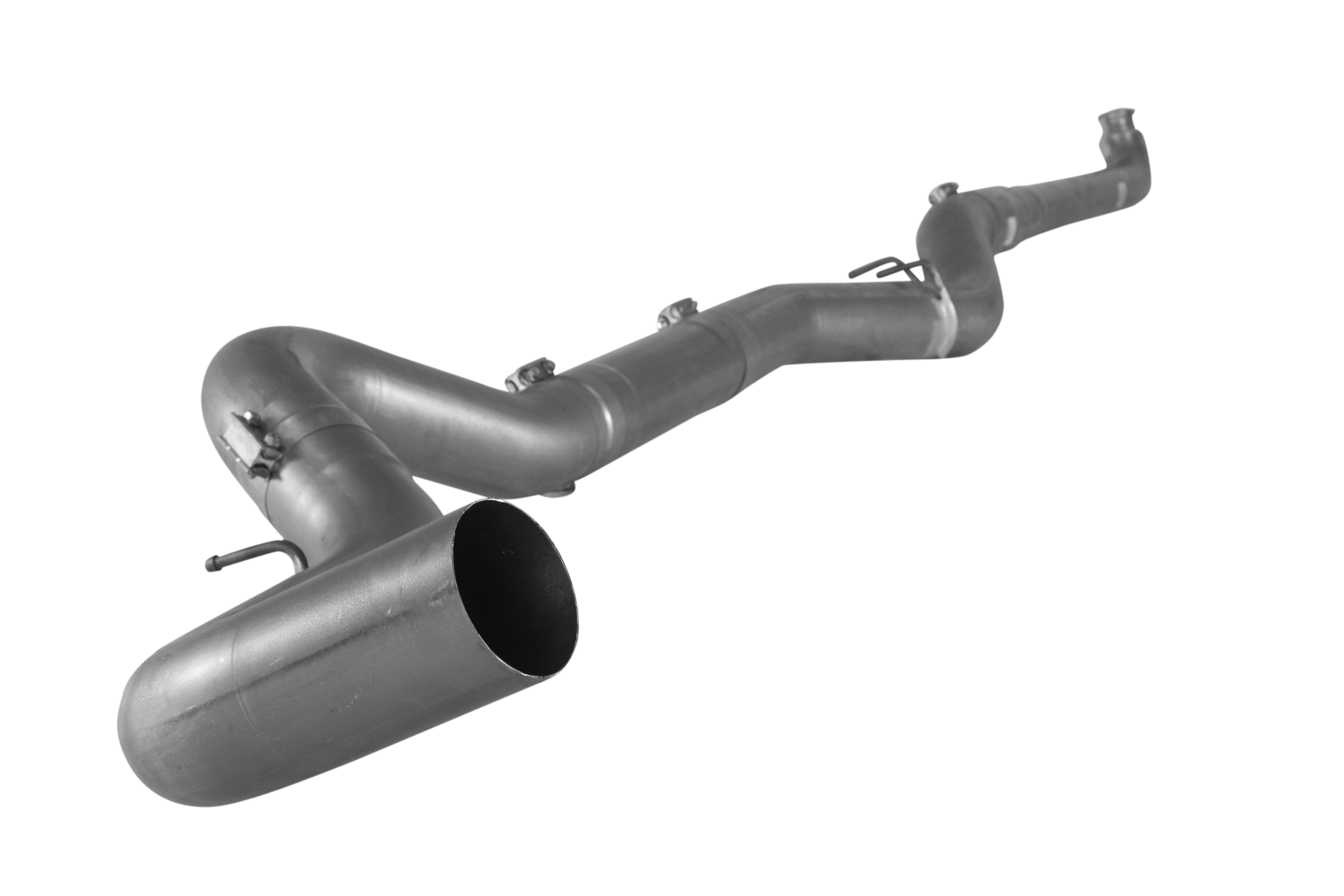 2007.5-2010 Duramax 5" Downpipe Back Exhaust - No Muffler (531002 / 532002)-Downpipe Back Exhaust System-Mel's Manufacturing-531002-Dirty Diesel Customs