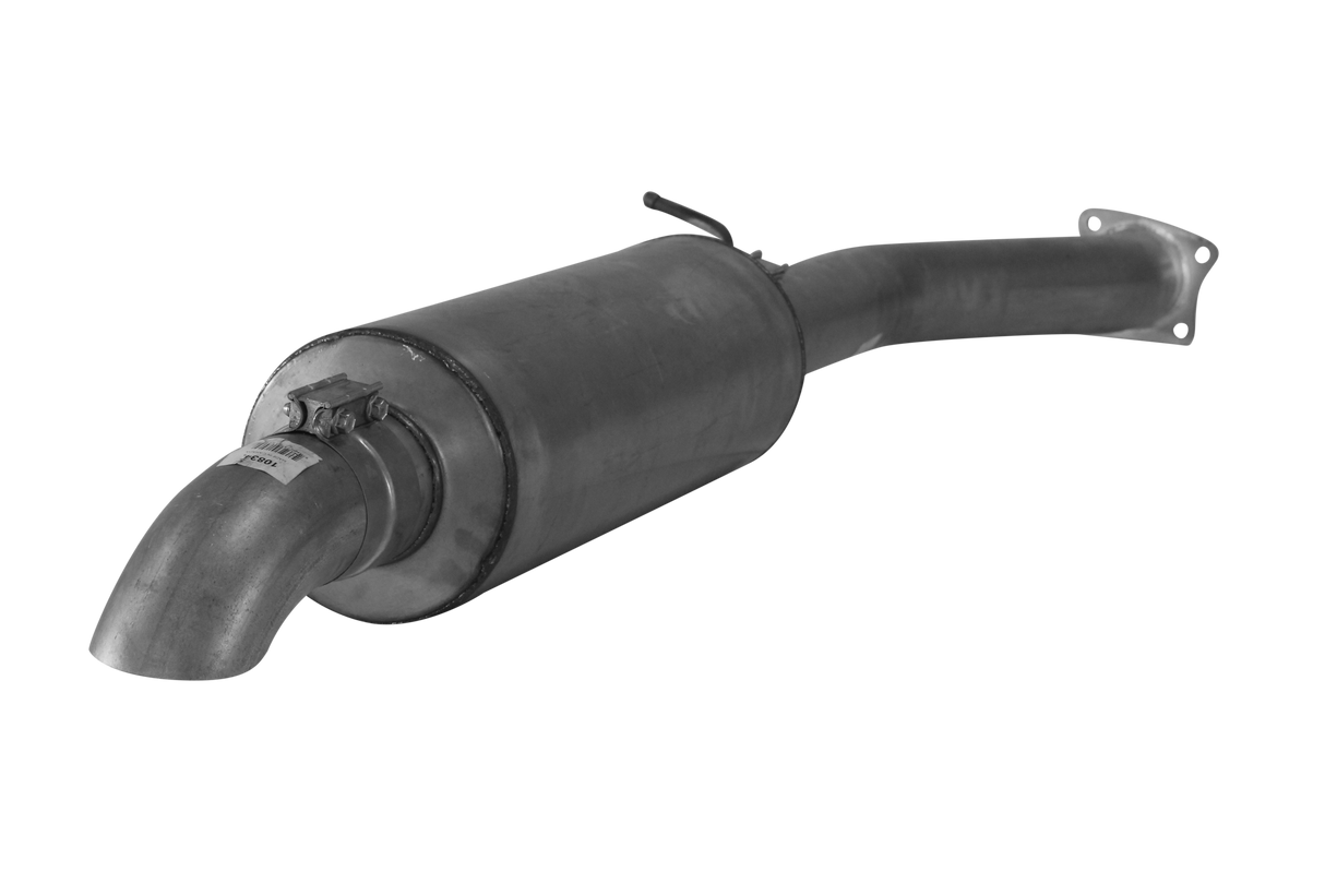 2007.5-2010 Duramax C&C 4" DPF Delete w/ Muffler (431012)-Delete Pipe-Mel's Manufacturing-431012-Dirty Diesel Customs