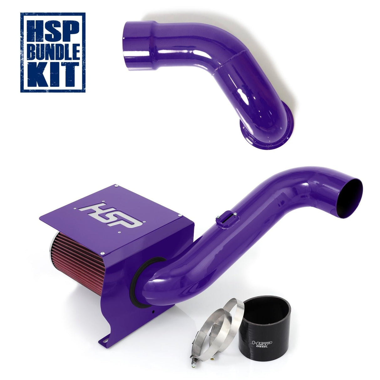 2007.5-2010 Duramax Cold Air Intake Bundle (481-HSP)-Intake Kit-HSP Diesel-Dirty Diesel Customs