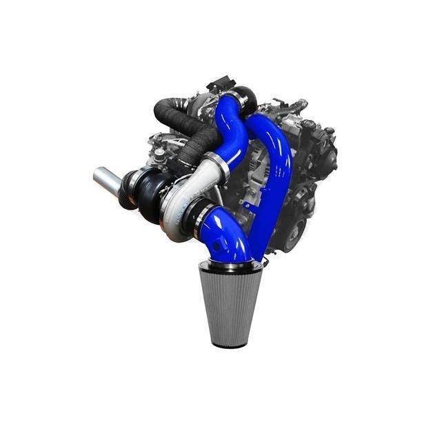2007.5-2010 Duramax Max Compound Turbo System (PGD0810GBS)-Compound Turbo Kit-Pusher-Dirty Diesel Customs