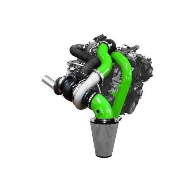 2007.5-2010 Duramax Max Compound Turbo System (PGD0810GBS)-Compound Turbo Kit-Pusher-PGD0810GBS_G-Dirty Diesel Customs
