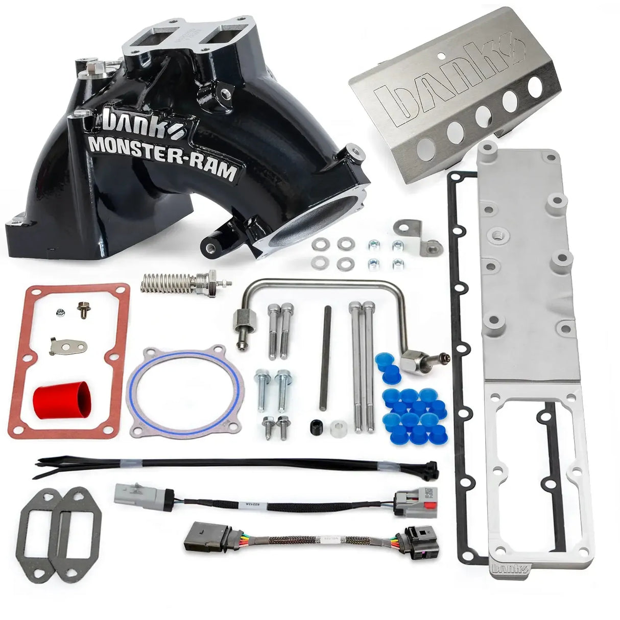 2007.5-2012 Cummins Gen 2 Monster-Ram Air Intake System (42797)-Intake Elbows-Banks Power-42797-B-Dirty Diesel Customs