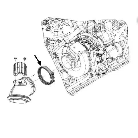 2007.5-2018 Cummins V-Band Clamp (99506-0410)-V Band Clamp-Industrial Injection-Dirty Diesel Customs