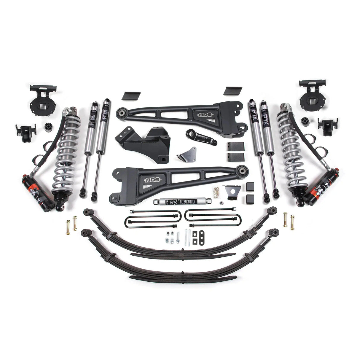2008-2010 Powerstroke 6" Radius Arm Lift Kit w/ Fox 2.5 Coilovers (BDS1953FPE)-Lift Kit-BDS-Dirty Diesel Customs