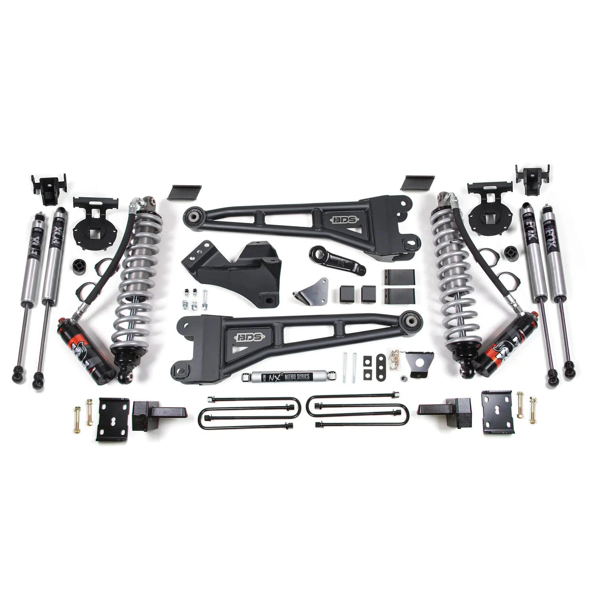 2008-2010 Powerstroke 6" Radius Arm Lift Kit w/ Fox 2.5 Coilovers (BDS1953FPE)-Lift Kit-BDS-Dirty Diesel Customs