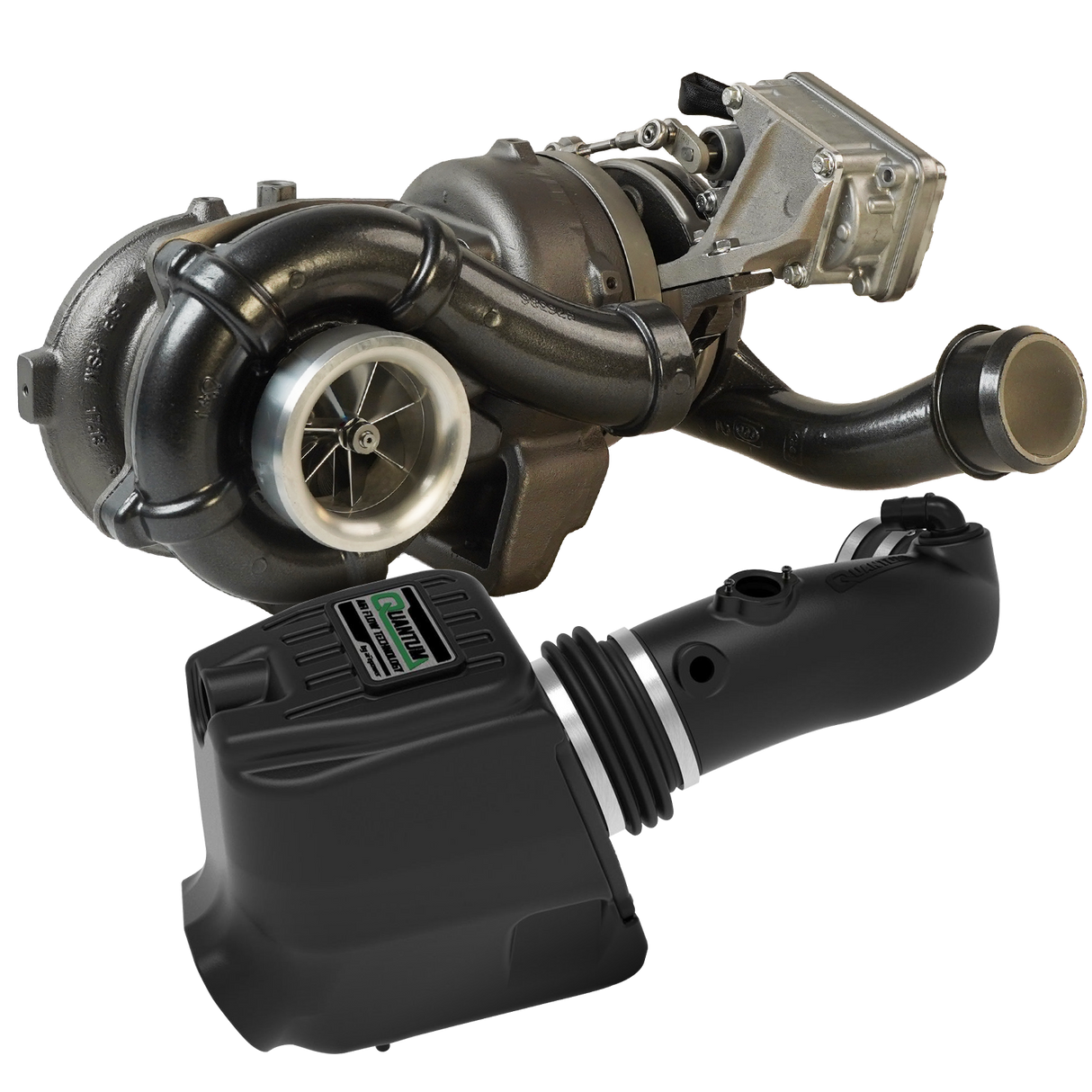 2008-2010 Powerstroke Screamer V2S Twin Turbocharger Kit (1047083)-Stock Turbocharger-BD Diesel-1047082-Dirty Diesel Customs