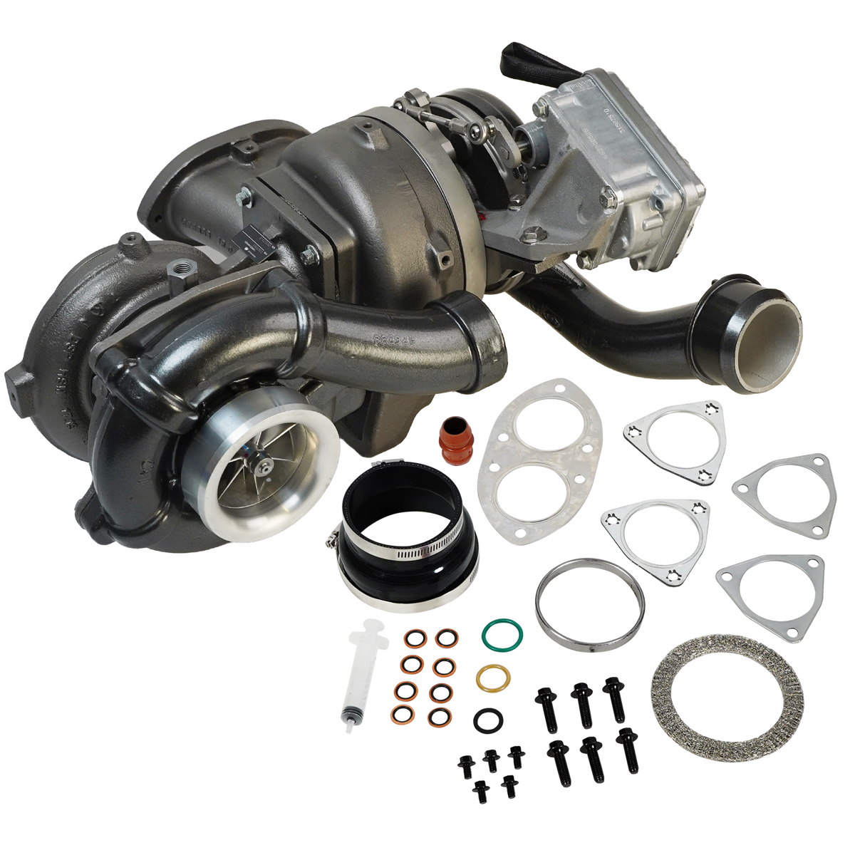2008-2010 Powerstroke Screamer V2S Twin Turbocharger Kit (1047083)-Stock Turbocharger-BD Diesel-1047083-Dirty Diesel Customs