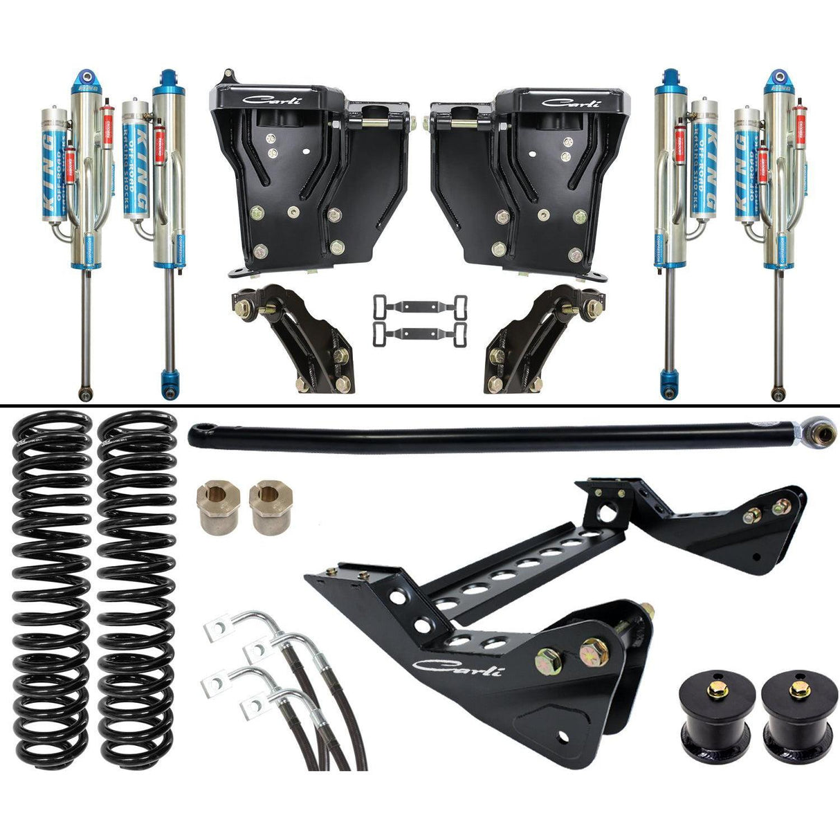 2008-2010 Powerstroke Unchained 3.0 Bypass 4.5” Lift Kit (CS-F45-UC30-08)-Lift Kit-Carli Suspension-Dirty Diesel Customs