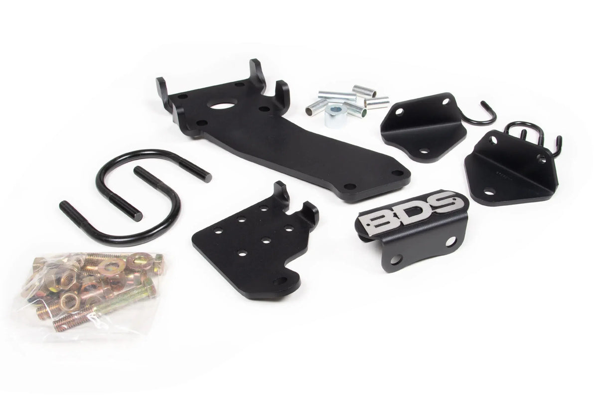 2008-2013 Cummins Steering Stabilizer Bracket Kit (BDS55371)-Steering Kit-BDS-Dirty Diesel Customs