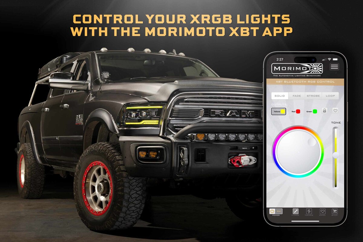2009-2024 Ram 1500/HD XRGB Evo LED Headlights (LF2-520R)