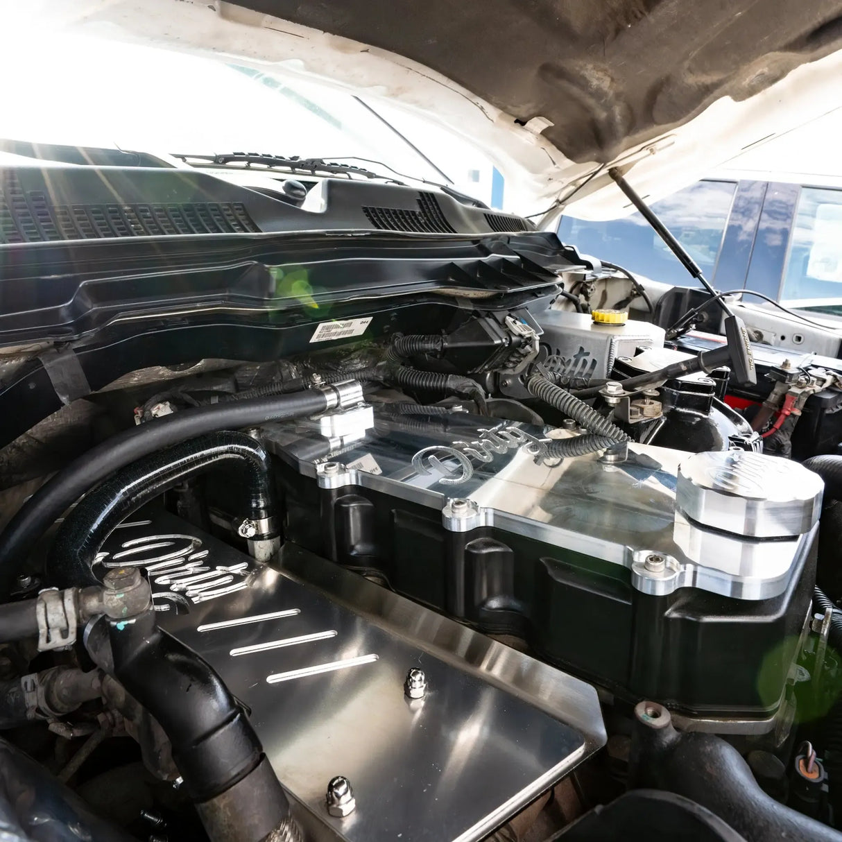 2009-2024 Cummins Exhaust Manifold Heat Shield (I67-EXH-A148)-Heat Shield-Dirty Diesel Customs-Dirty Diesel Customs