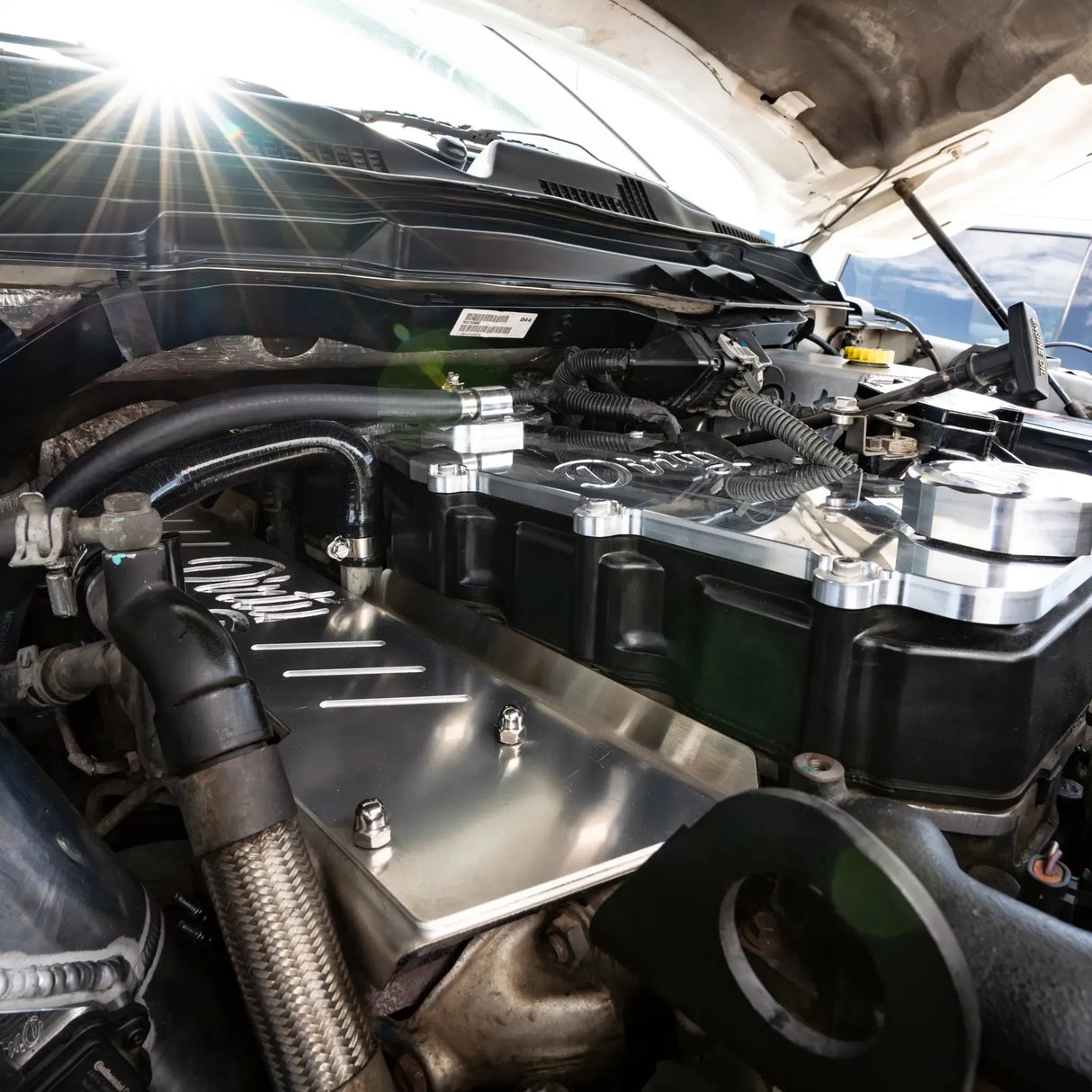 2009-2024 Cummins Exhaust Manifold Heat Shield (I67-EXH-A148)-Heat Shield-Dirty Diesel Customs-Dirty Diesel Customs