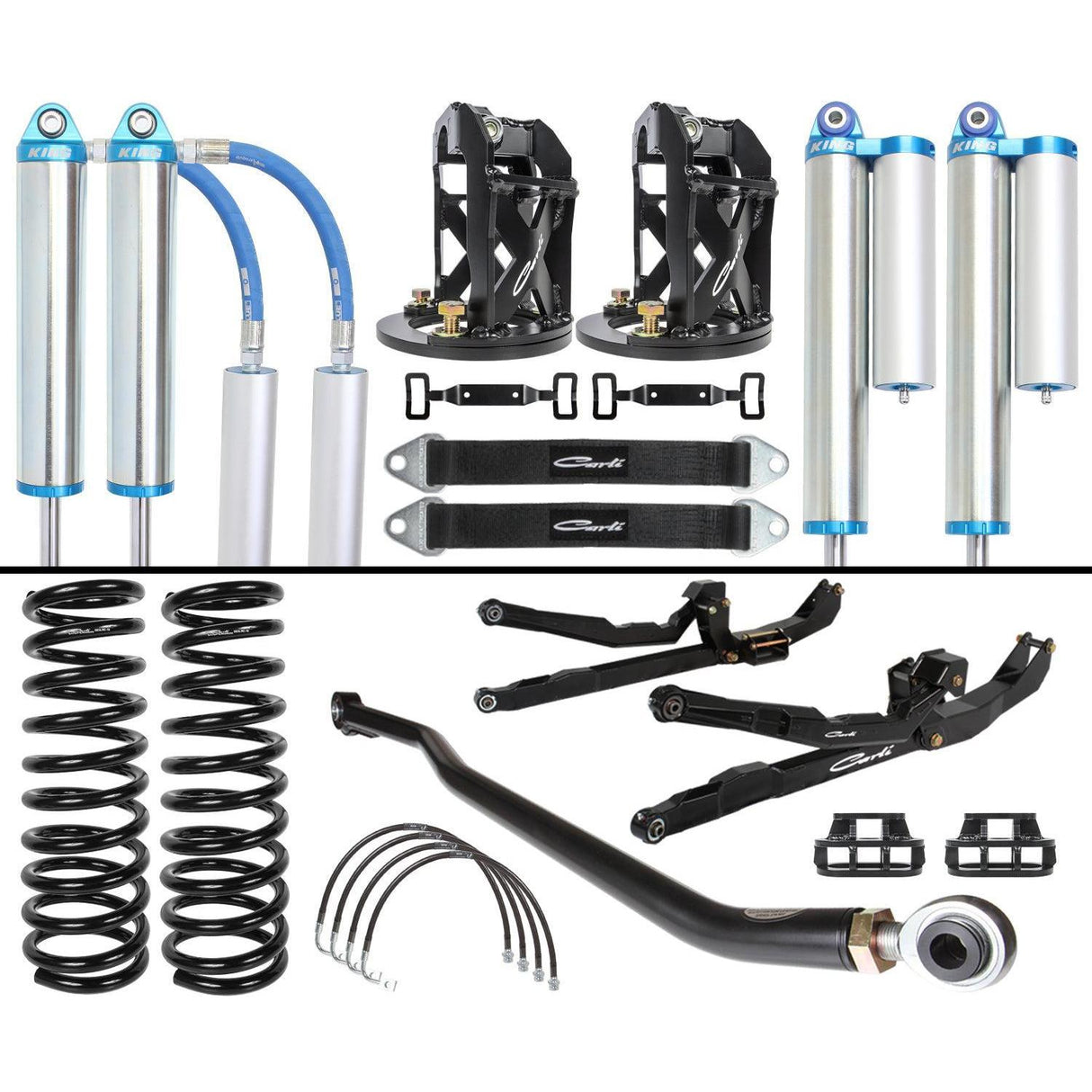 2010-2011 Cummins Performance Long Arm 3” Lift Kit (CS-DPER25-10-D)-Lift Kit-Carli Suspension-Dirty Diesel Customs