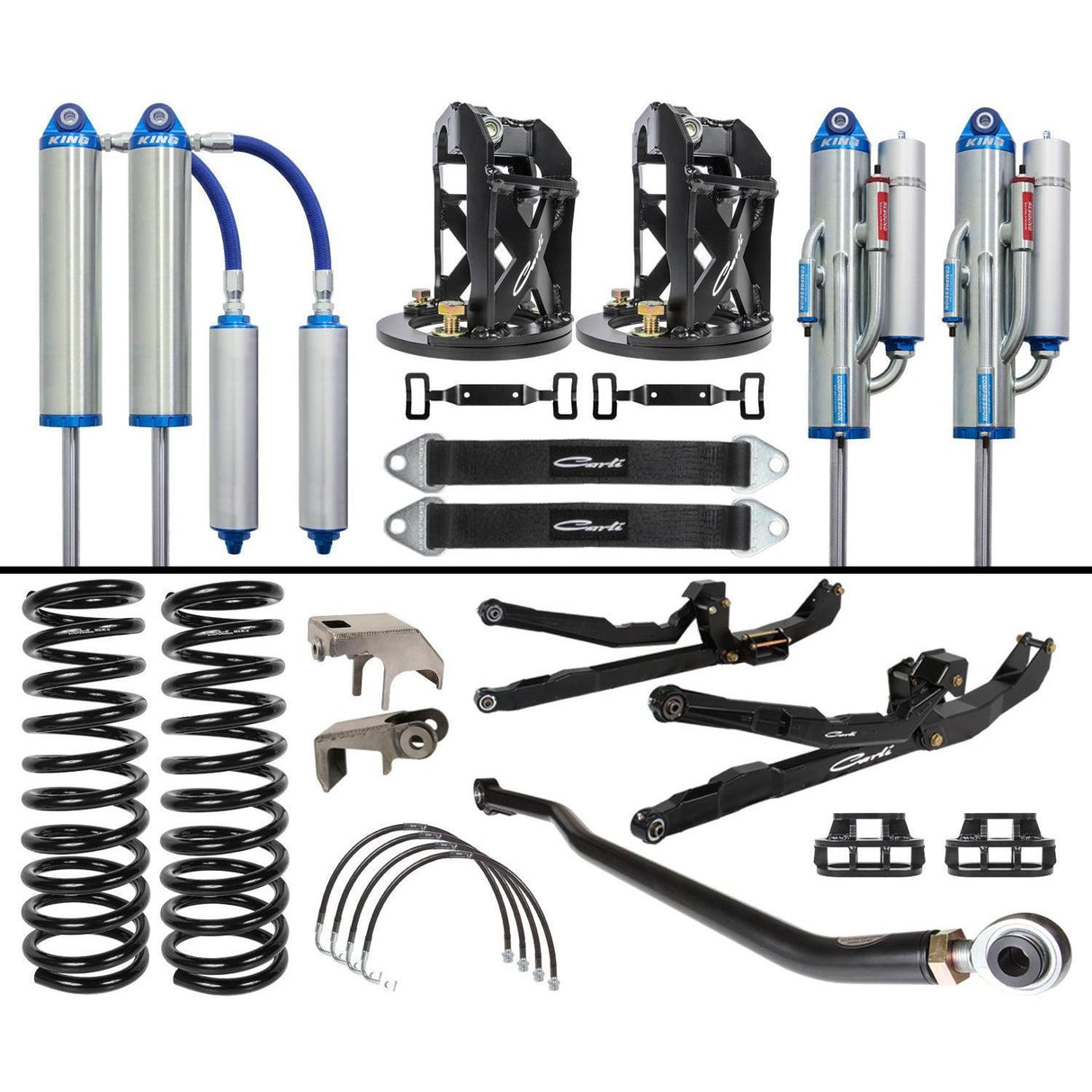 2010-2011 Cummins Unchained 3.5 System Base 3” Lift Long Arm (CS-DUC35-10-D)-Lift Kit-Carli Suspension-Dirty Diesel Customs
