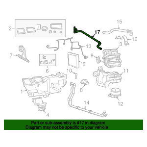 2010-2012 Cummins Heater Core Tube (68048997AA)-Heater Cores-Mopar-Dirty Diesel Customs