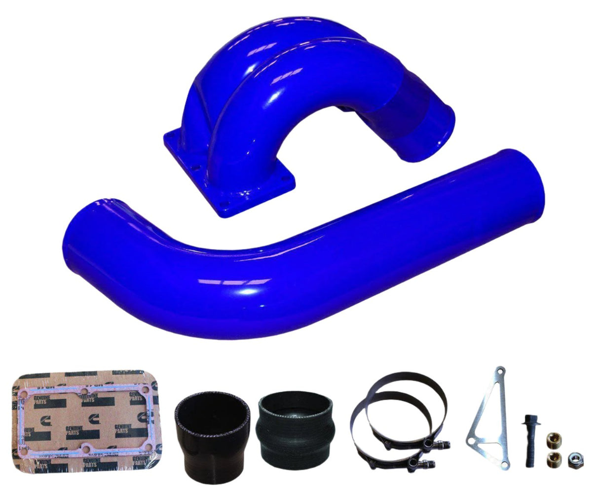 2010-2012 Cummins Pusher 3.5" Mega Intake System (PRC1012MKT)-Intake Manifold-Pusher-PRC1012MKT_U-Dirty Diesel Customs