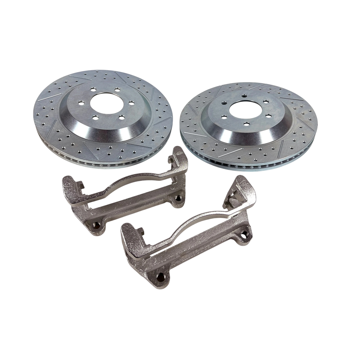 2010-2020 3.0L Powerstroke Performance Front Rotors (2261043)-Brake Rotors-Baer Brakes-Dirty Diesel Customs