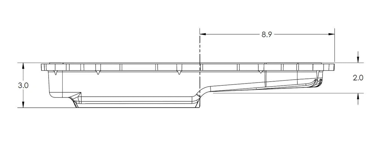 2010-2022 Jeep/Dodge ZF-8 Speed HD Transmission Pan (228053410)-Transmission Pan-PPE-Dirty Diesel Customs