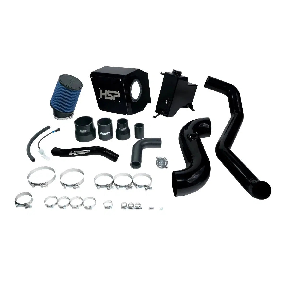 2011-2012 Deluxe No Bridge / Cold Side Bundle Kit (HSP-D-594-1-HSP)-Intake Kit-HSP Diesel-Dirty Diesel Customs