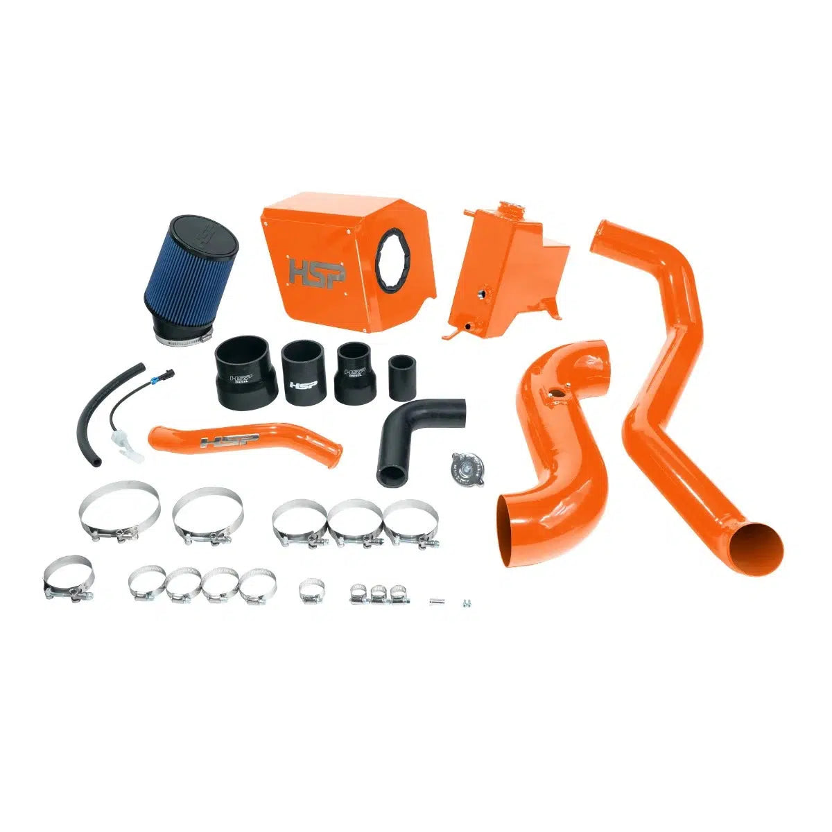 2011-2012 Deluxe No Bridge / Cold Side Bundle Kit (HSP-D-594-1-HSP)-Intake Kit-HSP Diesel-Dirty Diesel Customs