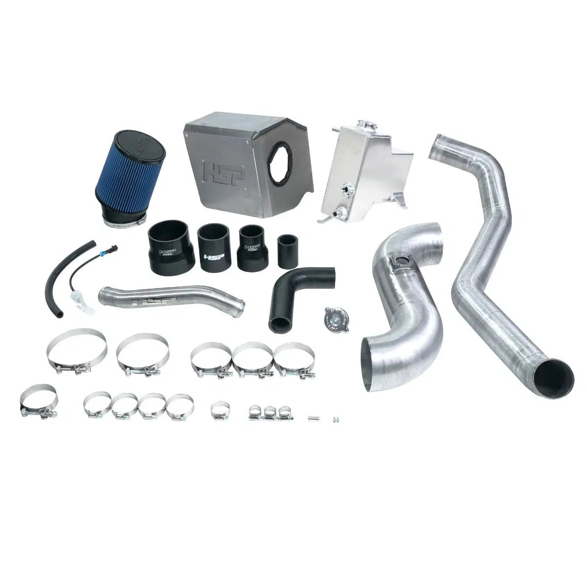 2011-2012 Deluxe No Bridge / Cold Side Bundle Kit (HSP-D-594-1-HSP)-Intake Kit-HSP Diesel-Dirty Diesel Customs