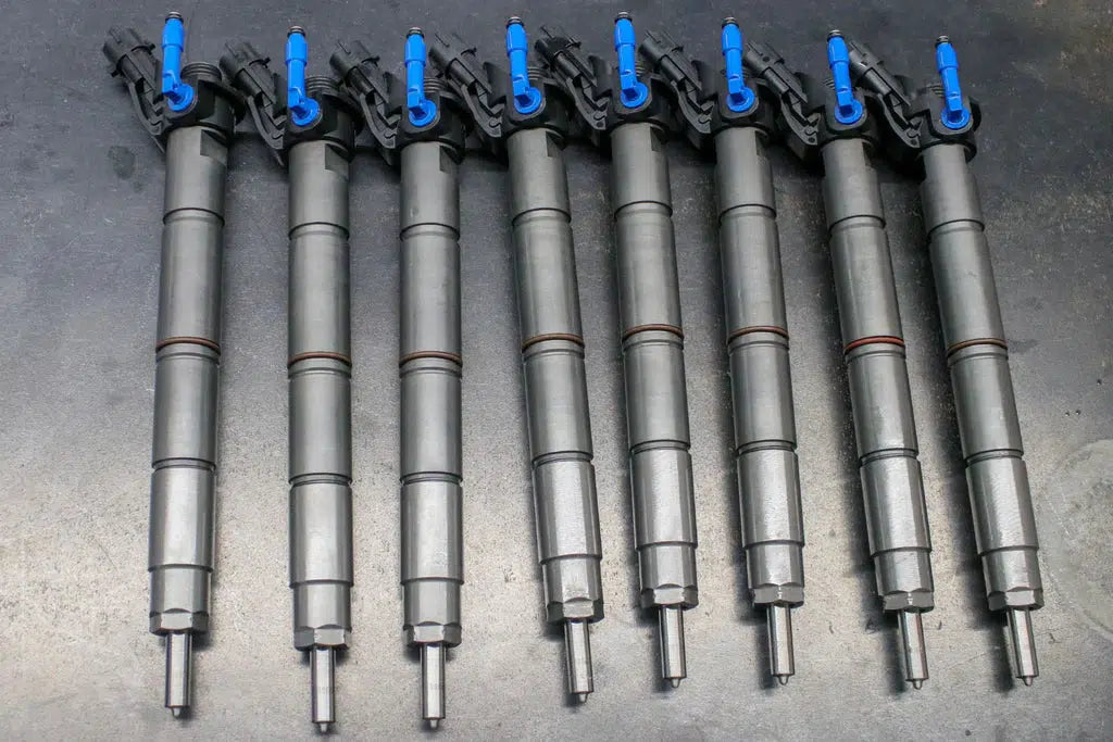 2011-2014 Powerstroke Brand New Injector Set - 20% Over (DDPNFD67-50)-Performance Injectors-Dynomite Diesel-Dirty Diesel Customs