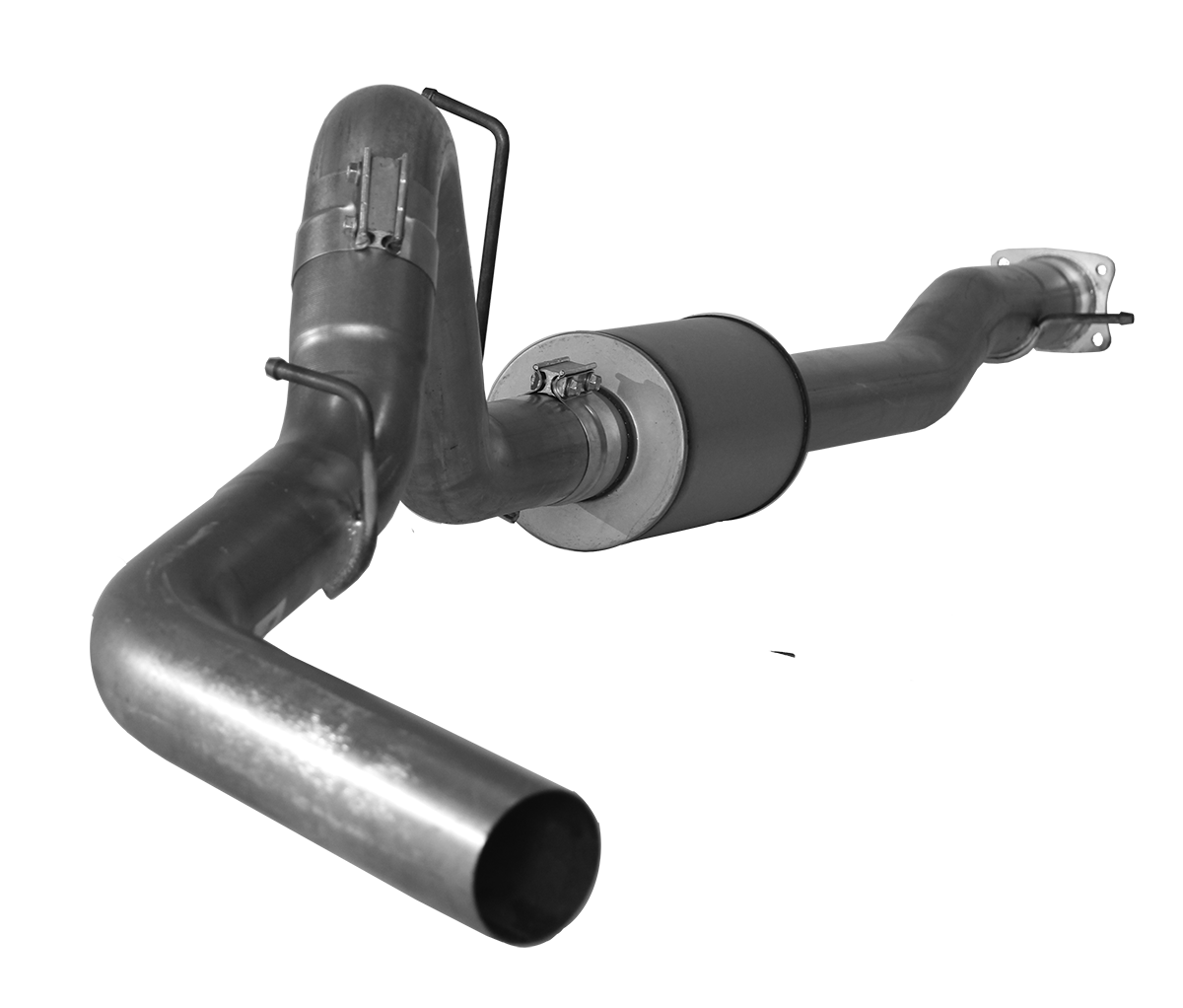 2011-2015 Duramax 4" Cat Back Exhaust System w / Muffler (431013 / 432013)-Cat Back Exhaust System-Mel's Manufacturing-431013-Dirty Diesel Customs