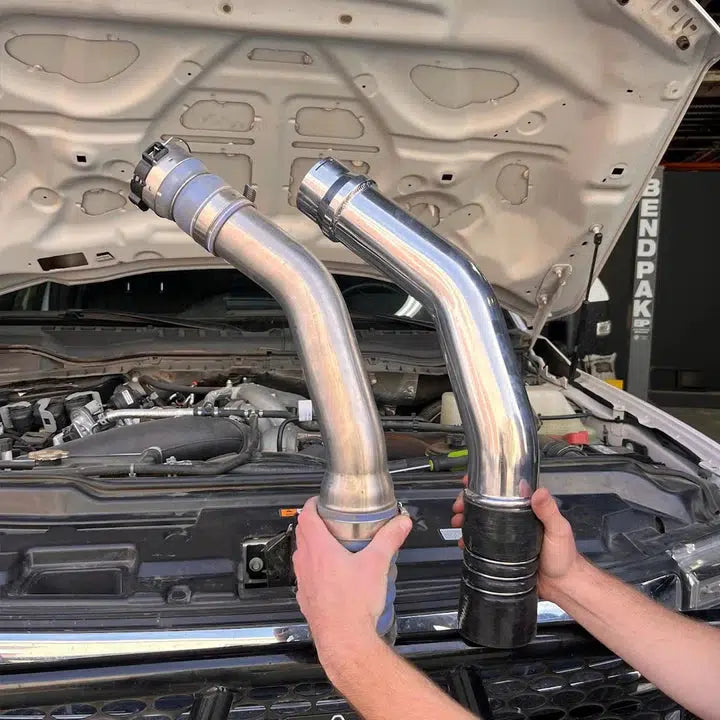 2011-2015 Powerstroke S&B Hot Side Intercooler Pipe (83-2003)-Intercooler Piping-S&B Filters-Dirty Diesel Customs