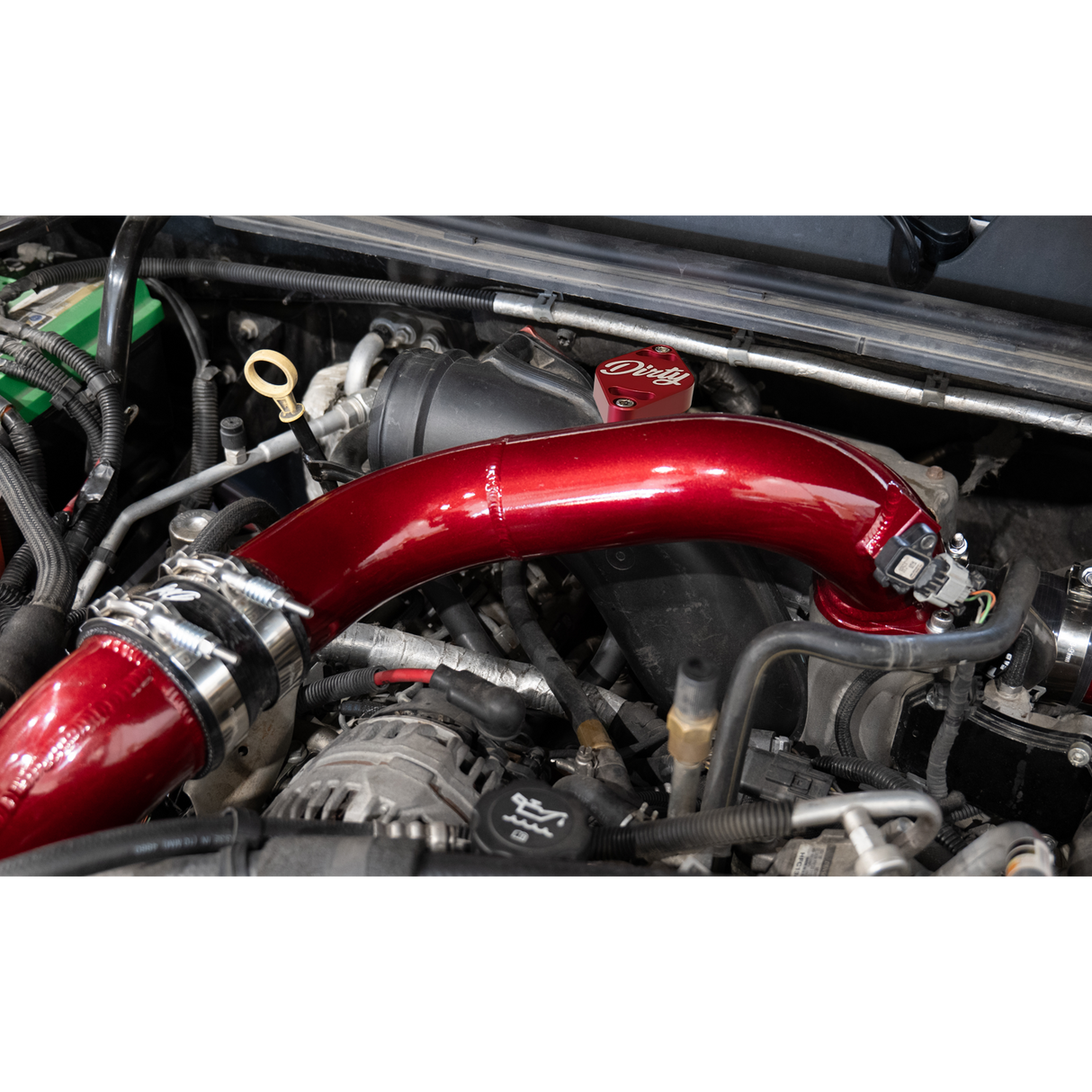 2011-2016 Duramax Dirty Cold Side Crossover Pipe w/ Throttle Valve (LML-INT-A029)-Intercooler Piping-Dirty Diesel Customs-Dirty Diesel Customs