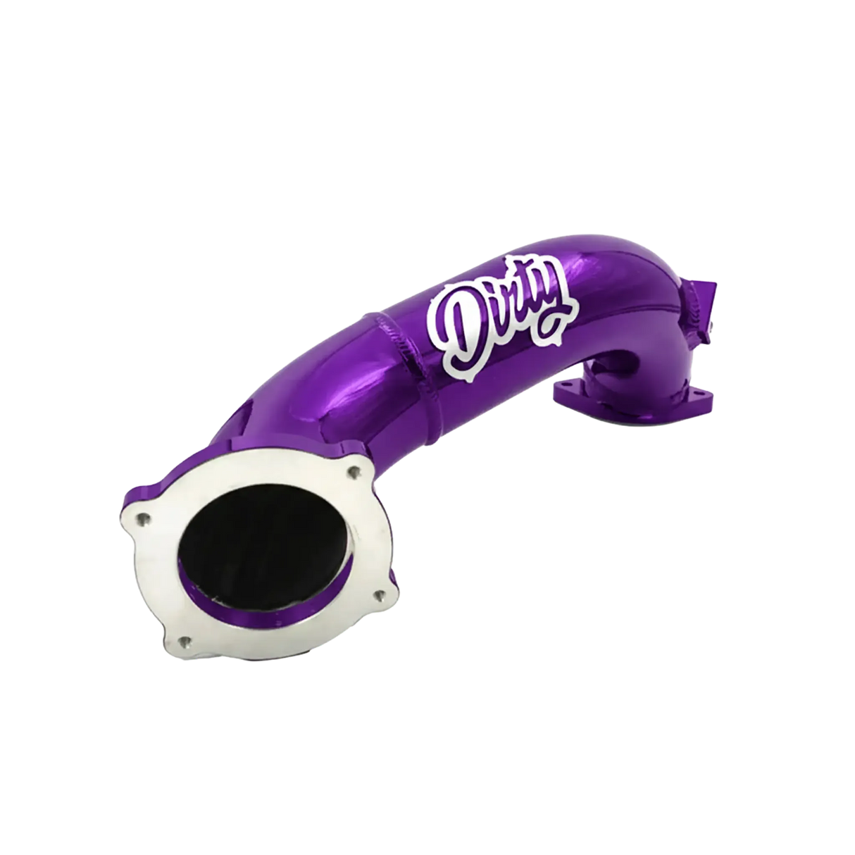 2011-2016 Duramax Dirty Cold Side Crossover Pipe w/ Throttle Valve (LML-INT-A029)-Intercooler Piping-Dirty Diesel Customs-LML-INT-A029-IP-Dirty Diesel Customs