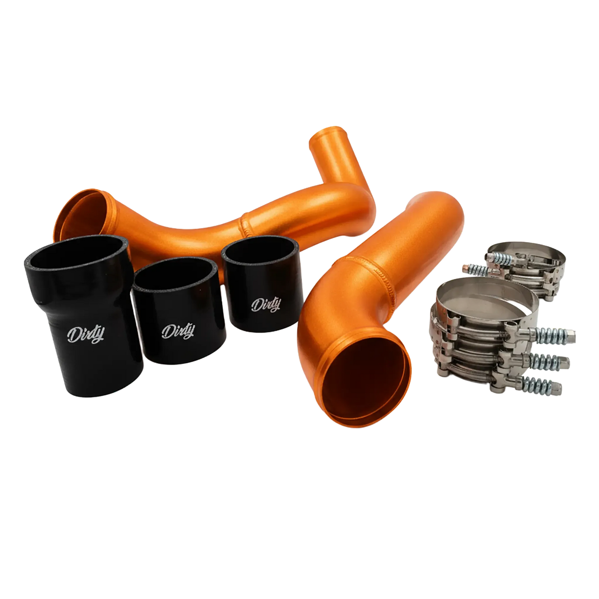 2011-2016 Duramax Hot Side Driver Intercooler Pipe (LML-INT-A095)-Intercooler Piping-Dirty Diesel Customs-LML-INT-A095-IO-Dirty Diesel Customs