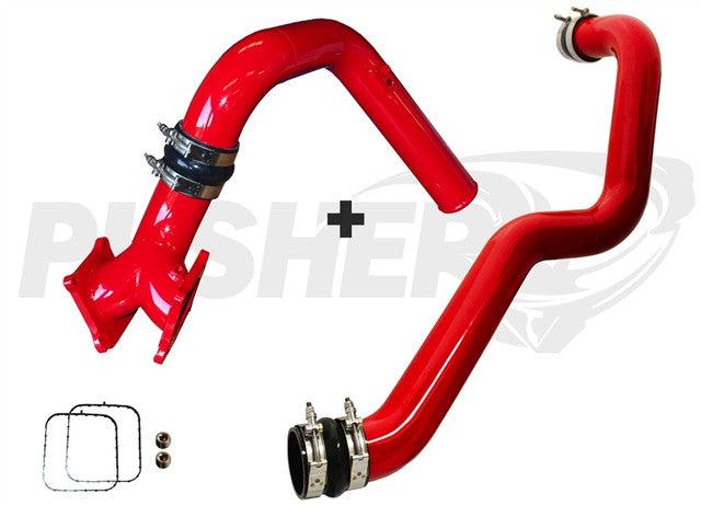 2011-2016 Duramax SuperMax Intake System w/ 3" Driver-side Charge Tube (PGD1116SKT)-Intercooler Kit-Pusher-Dirty Diesel Customs