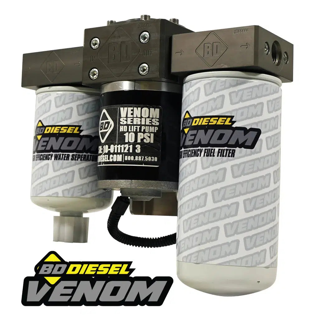 2011-2016 Duramax Venom 165GPH Lift Pump w/ Filter & Separator (1050323)-Lift Pump-BD Diesel-Dirty Diesel Customs