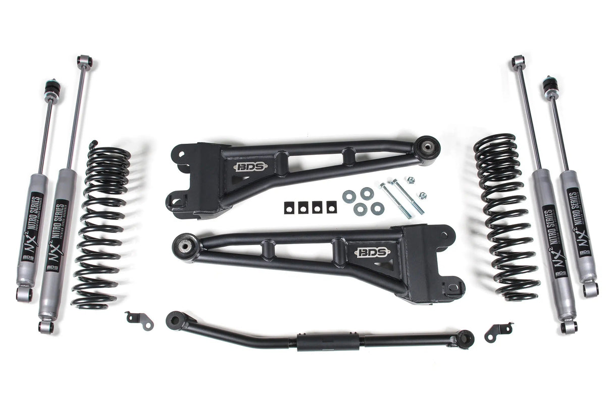 2011-2016 Powerstroke 2.5" Radius Arm Lift Kit (BDS1509H)-Lift Kit-BDS-Dirty Diesel Customs