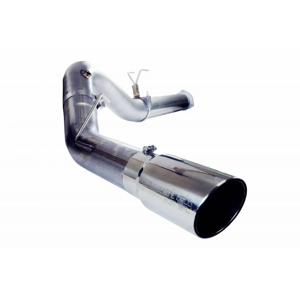 2011-2016 Powerstroke 5" SS Filter Back Exhaust - No Muffler (SD-6.7PEX11)-Filter Back Exhaust System-Sinister-Dirty Diesel Customs