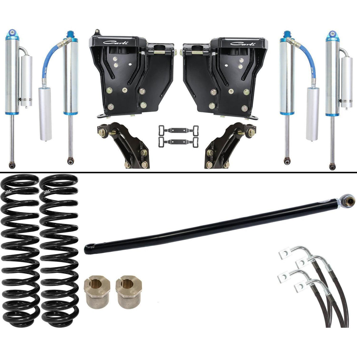 2011-2016 Powerstroke Dominator 2.5” Lift Kit (CS-FLVL-D30-11)-Lift Kit-Carli Suspension-Dirty Diesel Customs