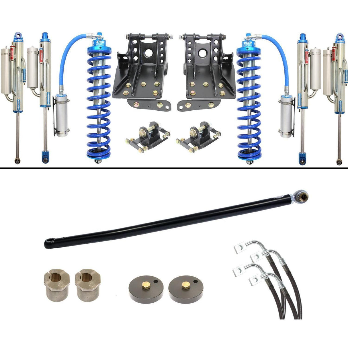 2011-2016 Powerstroke King Coilover Bypass 2.5-3.5" Lift Kit (CS-FLVL-CO25-BYP-11)-Lift Kit-Carli Suspension-Dirty Diesel Customs