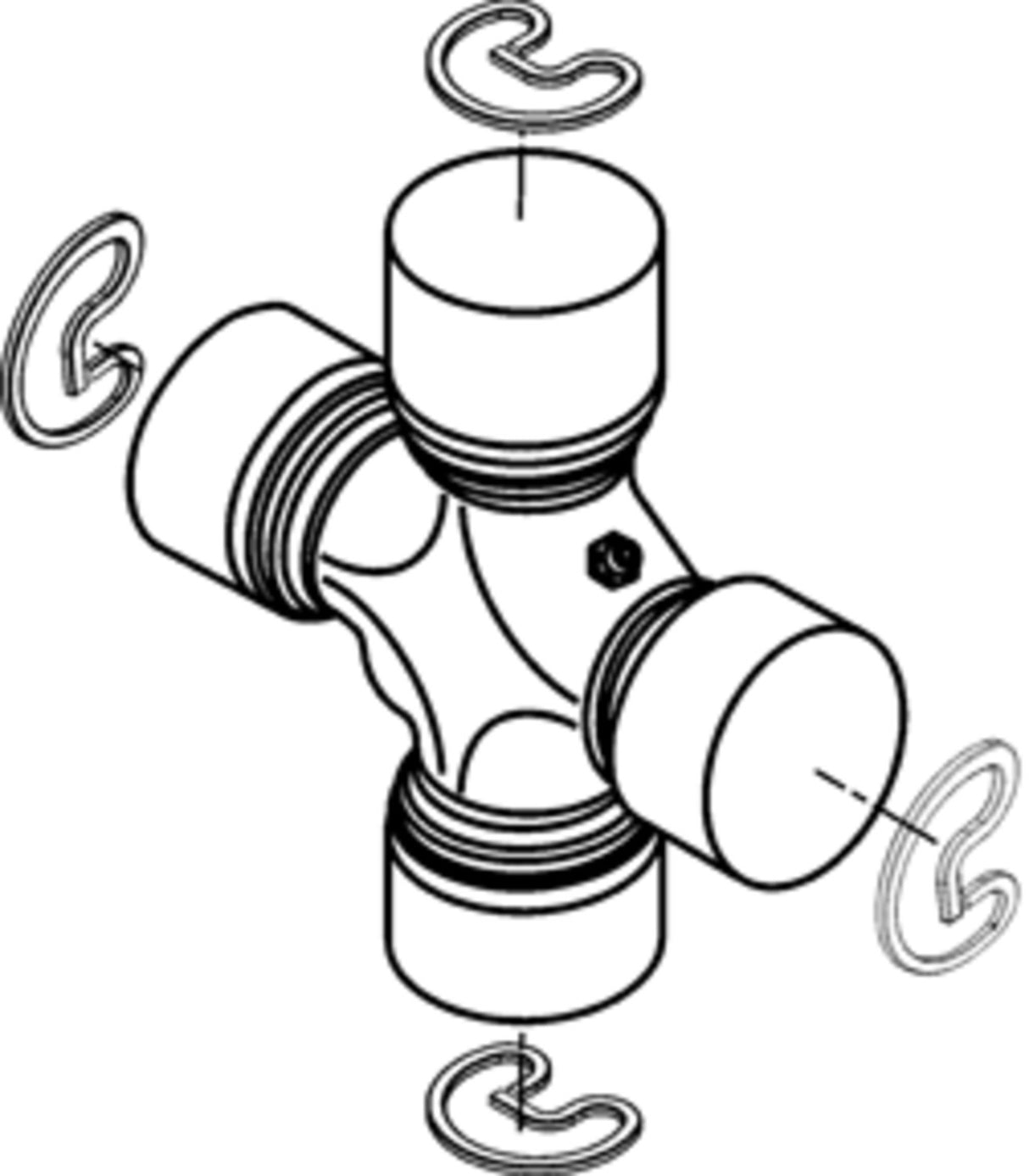 2011-2018 Cummins Life Series Universal Joint (SPL70-1X)-U-Joints-Spicer-Dirty Diesel Customs