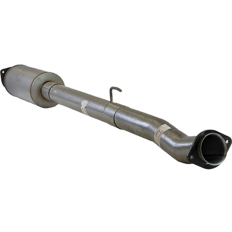2011-2018 Powerstroke 4" Cat & DPF Delete Pipe w/ Muffler (FLO-857M)-Delete Pipe-Flo-Pro-Dirty Diesel Customs