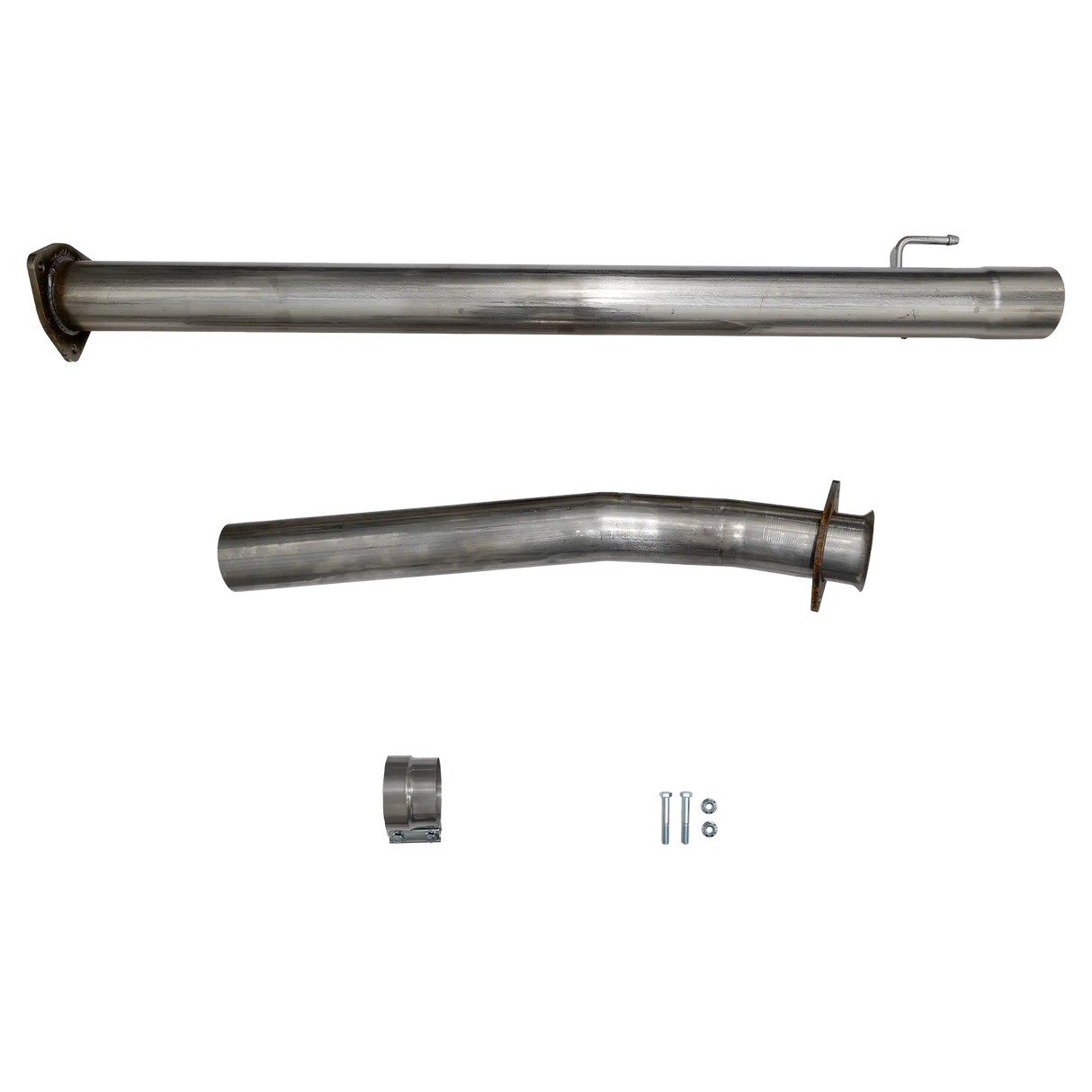 2011-2018 Powerstroke 4" SS Cat & DPF Delete Pipe (DDC-857NB)-Delete Pipe-Dirty Diesel Customs-Dirty Diesel Customs