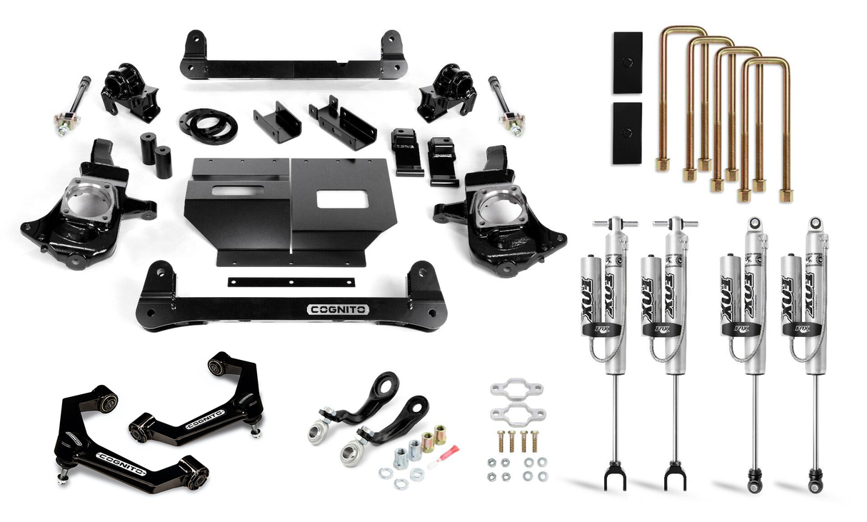 2011-2019 Duramax 4" Performance Lift Kit w/ Fox 2.0 Performance Series Remote Reservoir Shocks (110-P0967)-Lift Kit-Cognito Motorsports-Dirty Diesel Customs