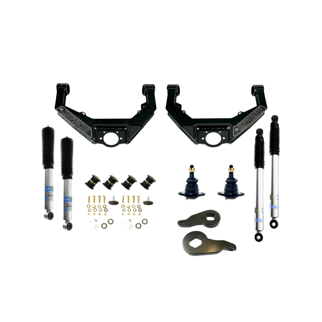 2011-2019 Duramax KRYPTONITE Stage 3 Leveling Kit w/ Bilstein Shocks (KR11STAGE3BIL)-Leveling Kit-KRYPTONITE-Dirty Diesel Customs