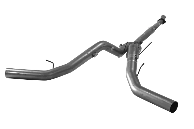 2011-2019 Powerstroke 5" Downpipe Back Dual Exhaust - No Muffler (521008)-Downpipe Back Exhaust System-Mel's Manufacturing-Dirty Diesel Customs
