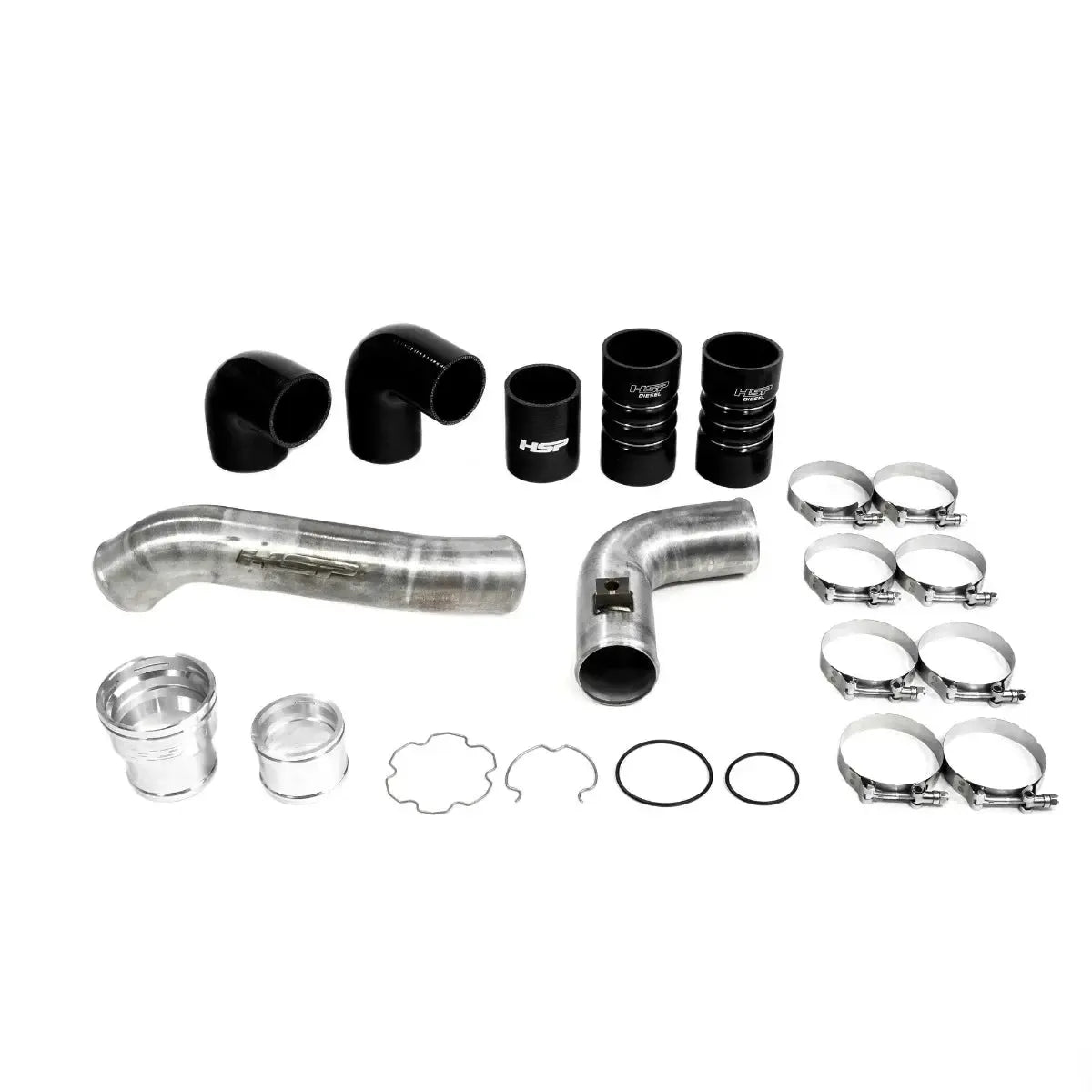 2011-2022 Powerstroke Intercooler Bundle Kit (HSP-P-492-HSP)-Intercooler Kit-HSP Diesel-HSP-P-492-HSP-RAW-Dirty Diesel Customs