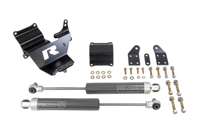 2011-2024 Powerstroke Dual Steering Stabilizer (77-23200)-Steering Stabilizer-ReadyLift-Dirty Diesel Customs