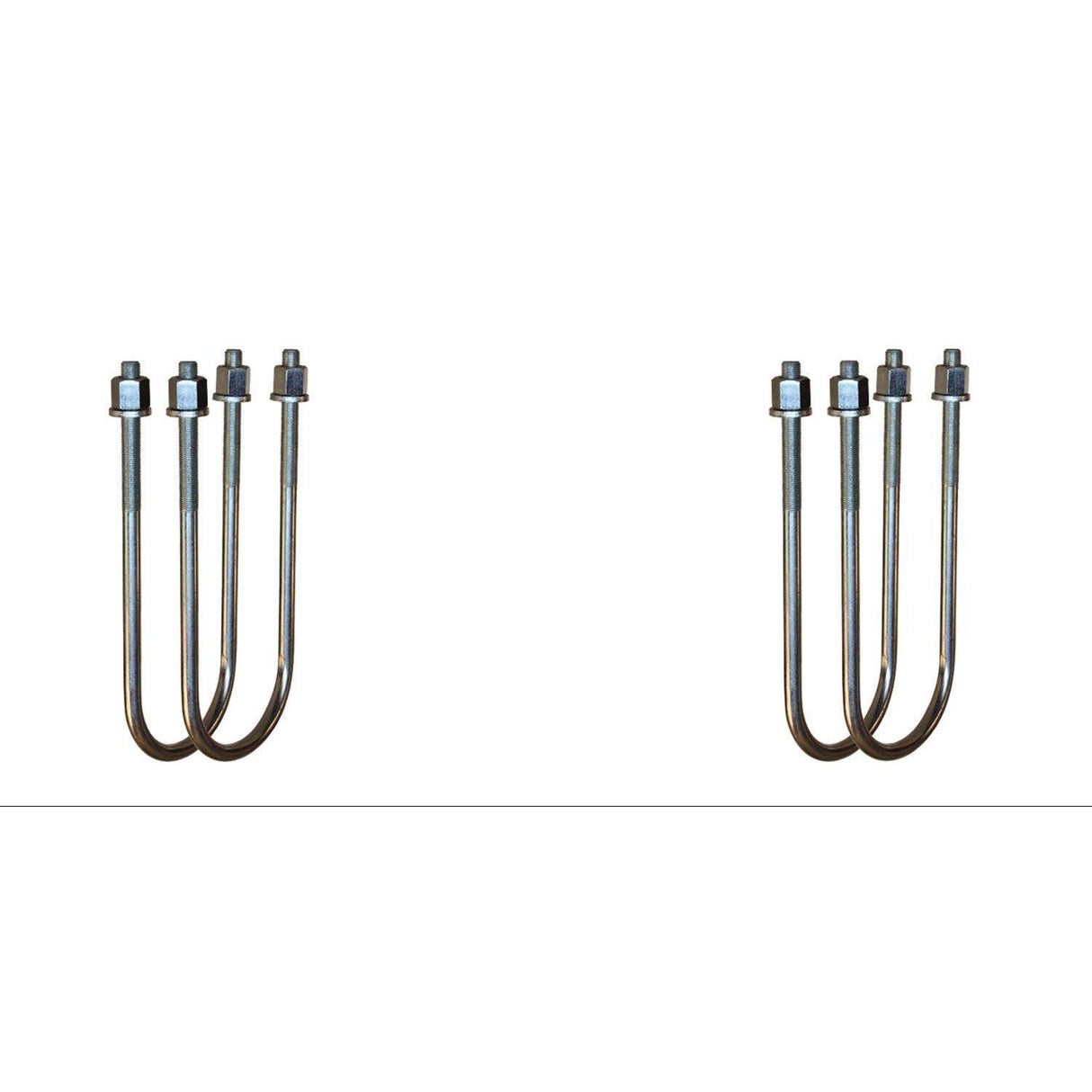 2011-2024 Powerstroke Rear Axle U-Bolts w/ 1-3" Lift (CS-FFSPUBK-11)-U-Bolts-Carli Suspension-Dirty Diesel Customs