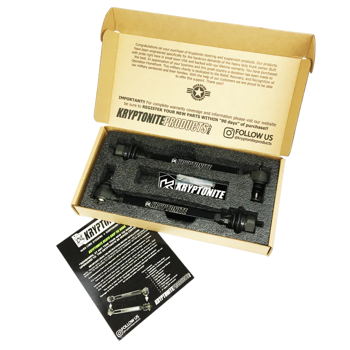 2011-2025 Duramax Death Grip Tie Rods (KRTR11)-Tie Rods-KRYPTONITE-Dirty Diesel Customs